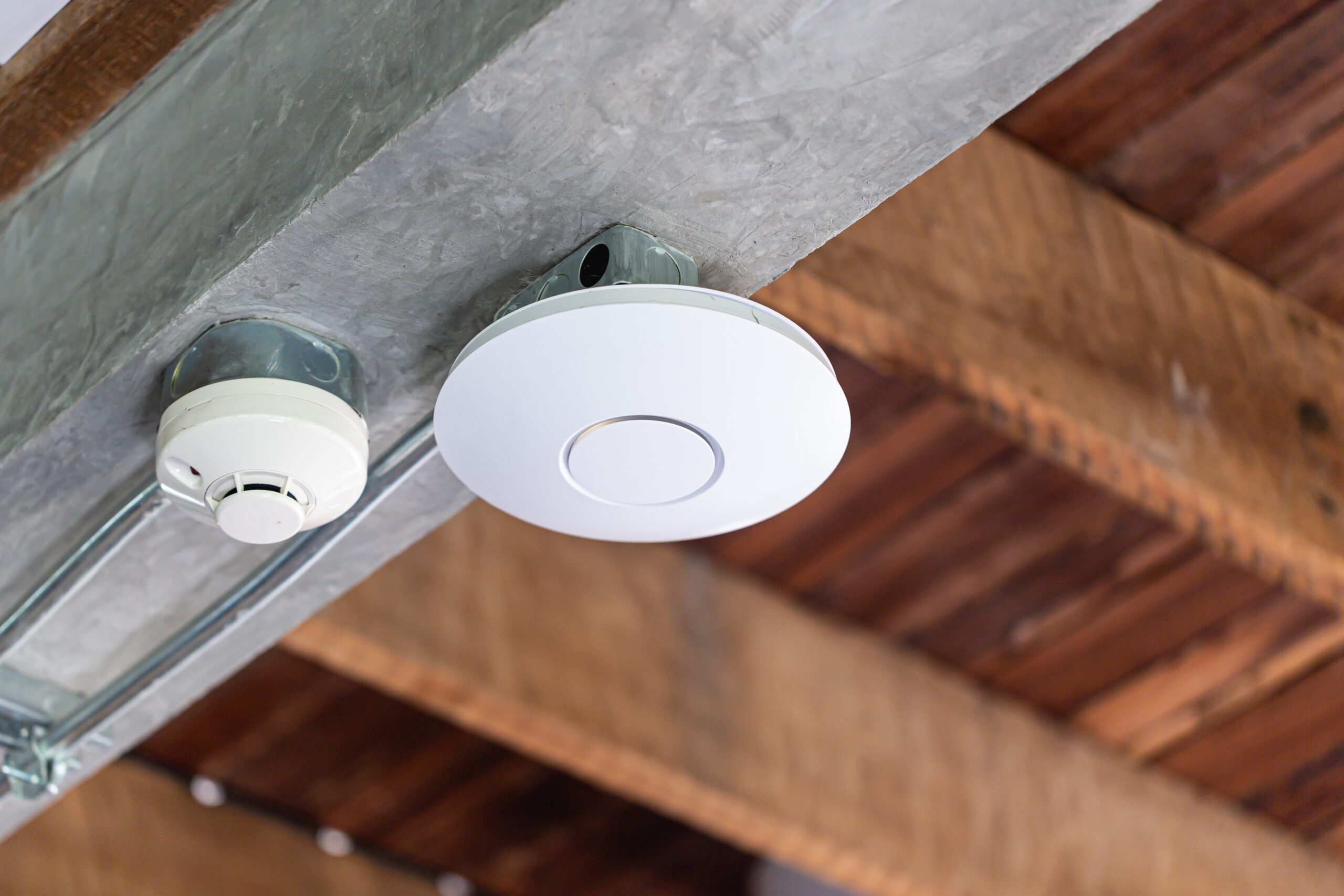 Wifi Router on ceiling